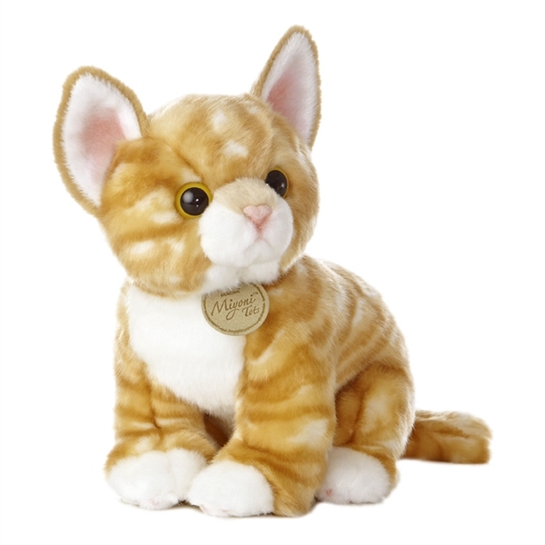 stuffed animal orange tabby cat