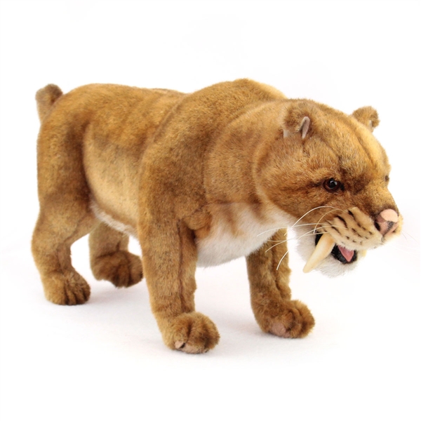 stuffed saber tooth tiger