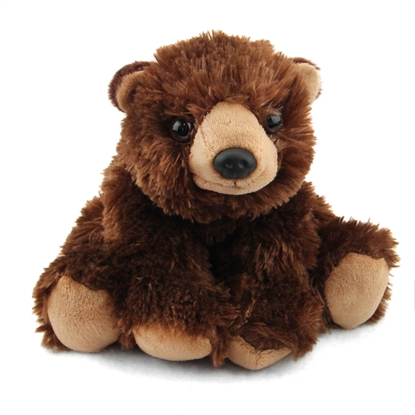 small stuffed brown bear