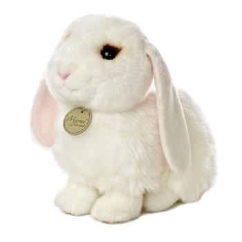 Realistic Stuffed Lop Eared Bunny 9 Inch Plush Rabbit by Aurora at ...