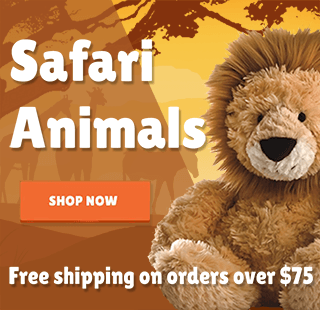 large stuffed safari animals